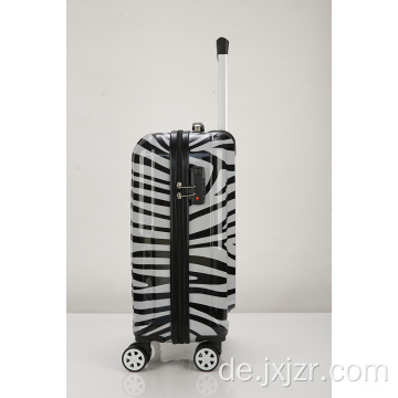 ABS mit PC-Trolley Zebra-Koffer